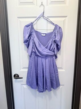 Mustard Seed Lilac Smocked Romper